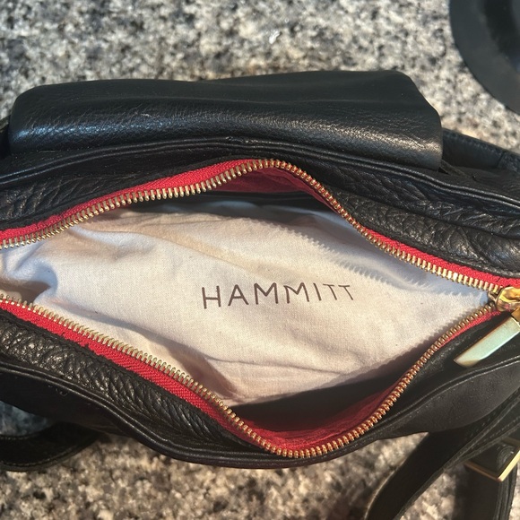 Hammitt Black Leather Crossbody Bag - Picture 3 of 8